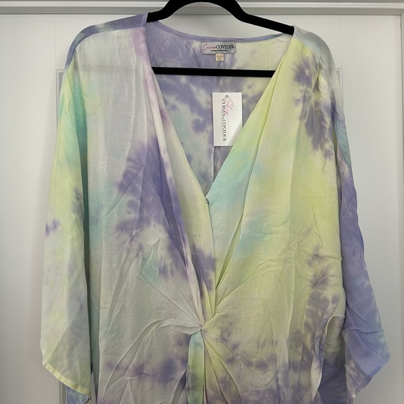 Tie Dye Kimono / Swimsuit Coverup - Picture 5 of 6